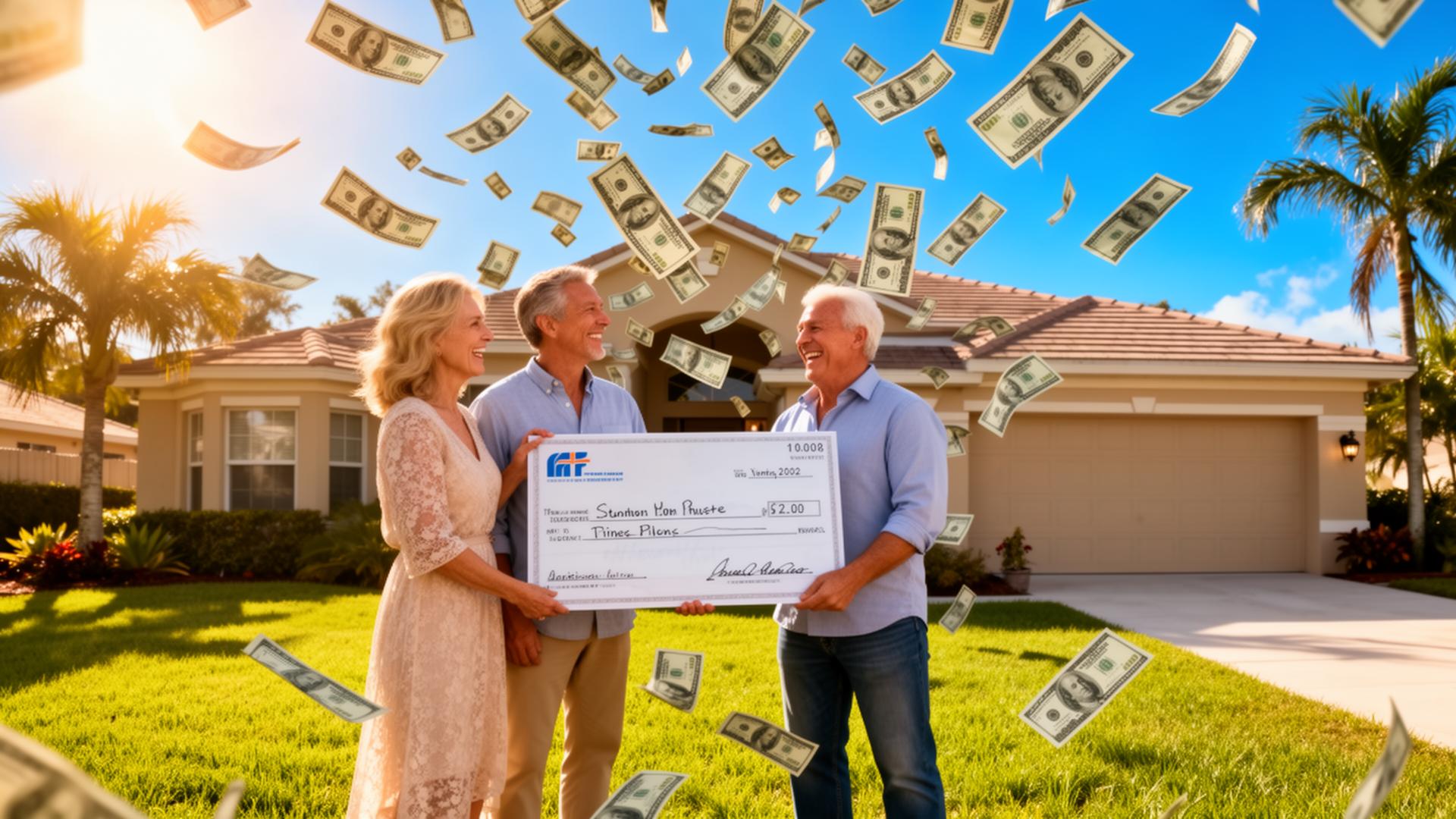 Hudson FL homeowners receiving a cash offer for their Gulf-coast property